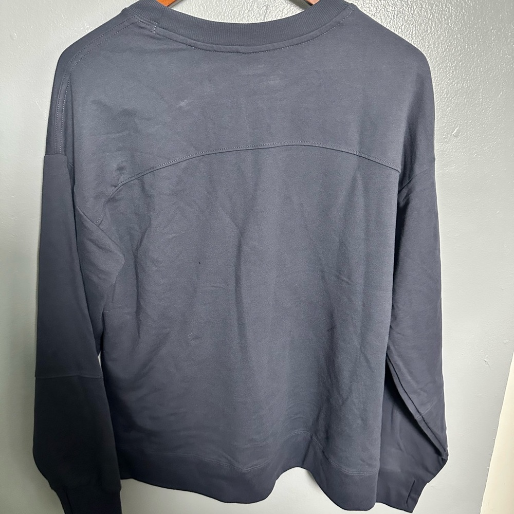All in Motion Women's Slate Gray Sweatshirt Arm Holes French Terry M - Picture 4 of 8